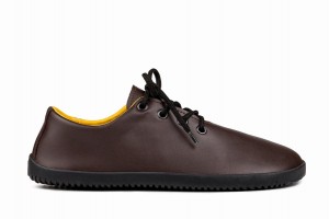 Ahinsa Ananda Barefoot Men's Casual Shoes Brown | ZPS223GZ