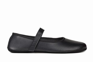 Ahinsa Ananda Barefoot Women's Ballet Flats Black | XST635ZV