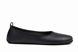 Ahinsa Ananda Narrow Barefoot Women's Ballet Flats Black | SNU4381YJ