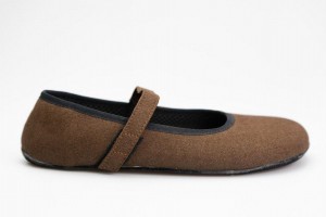 Ahinsa Ananda Suede Barefoot Women's Ballet Flats Brown | GHX5088YK