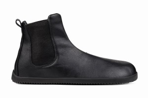 Ahinsa Barefoot Women's Chelsea Boots Black | DXM9970NP