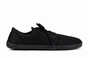 Ahinsa Bindu 2 Airnet Barefoot Men's Sneakers Black | ILE458ZK