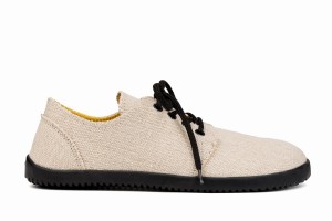 Ahinsa Bindu 2 Hemp Barefoot Men's Casual Shoes Beige | PYO2784PO