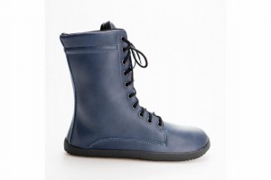 Ahinsa Jaya Barefoot Men's Winter Boots Blue | DGT849CB