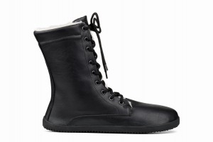 Ahinsa Jaya Barefoot Women's Winter Boots Black | AUK4423RT