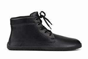 Ahinsa Sundara Barefoot Men's Ankle Boots Black | XCO7724GW