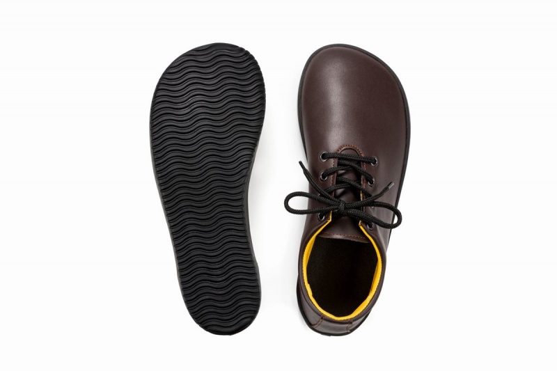 Ahinsa Ananda Barefoot Men's Casual Shoes Brown | ZPS223GZ