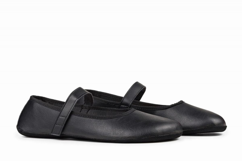 Ahinsa Ananda Barefoot Women's Ballet Flats Black | XST635ZV