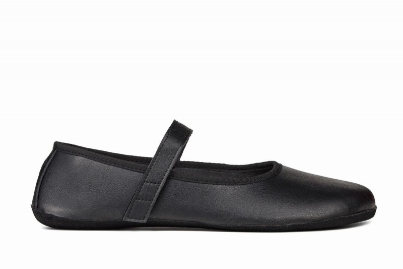 Ahinsa Ananda Barefoot Women\'s Ballet Flats Black | XST635ZV