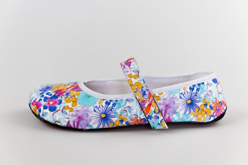 Ahinsa Ananda Floral Barefoot Women\'s Ballet Flats Multicolor | LKD7328HL