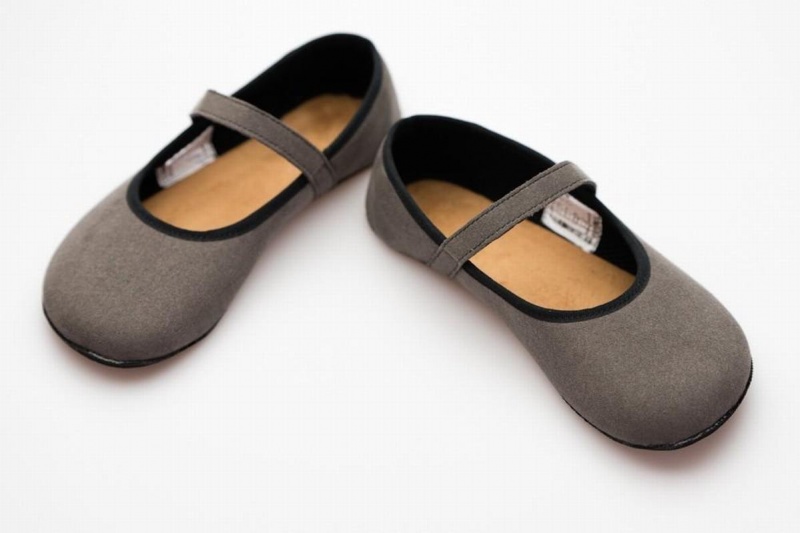 Ahinsa Ananda Suede Barefoot Women's Ballet Flats Grey | WLN4481HX