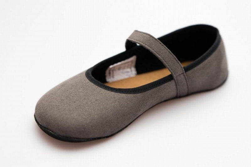 Ahinsa Ananda Suede Barefoot Women's Ballet Flats Grey | WLN4481HX