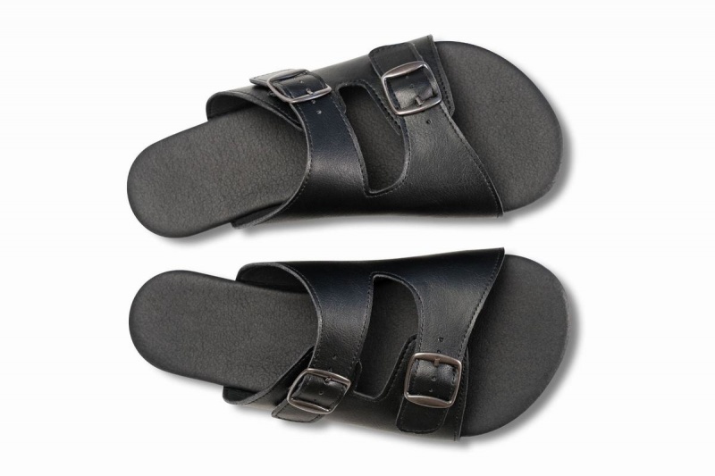 Ahinsa Barefoot Men's Sandals Black | CRJ2841OA