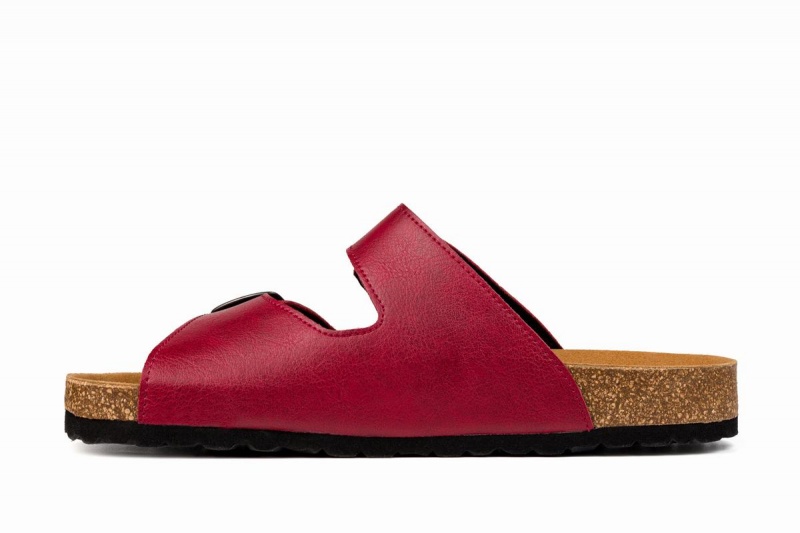 Ahinsa Barefoot Men's Sandals Burgundy | EYF912YF