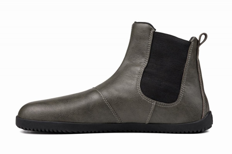 Ahinsa Barefoot Women's Chelsea Boots Grey | MYP3539OL