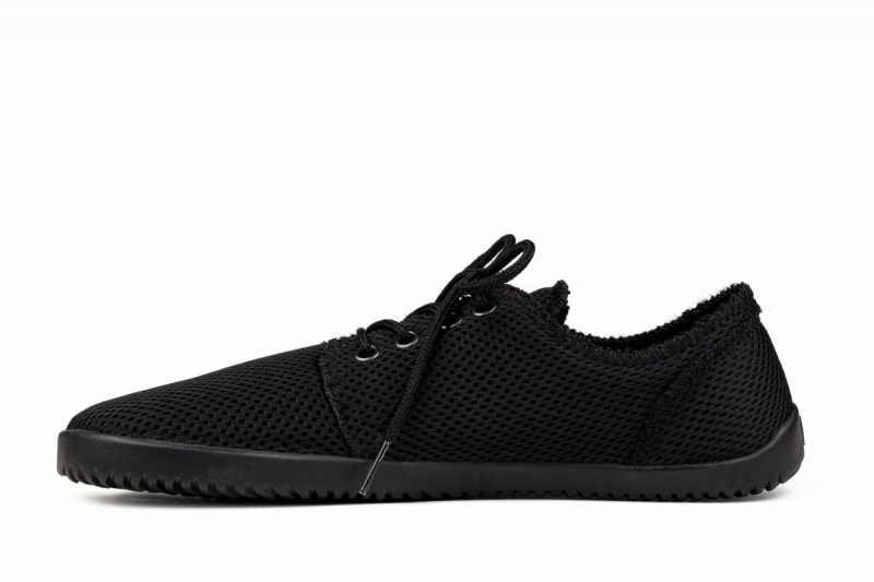 Ahinsa Bindu 2 Airnet Barefoot Men's Sneakers Black | ILE458ZK