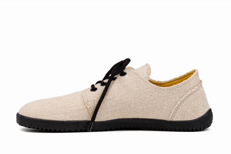 Ahinsa Bindu 2 Hemp Barefoot Men's Casual Shoes Beige | PYO2784PO