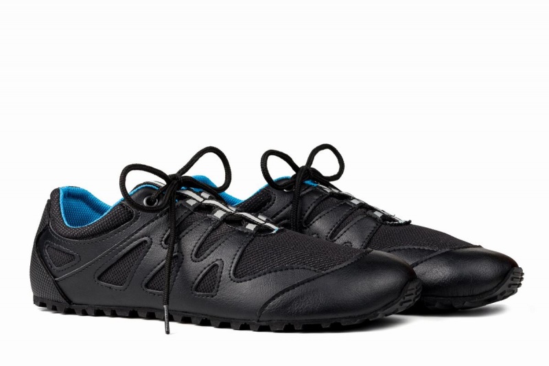 Ahinsa Chitra Trek&trail Barefoot Men's Running Shoes Blue Black | TGI307BN