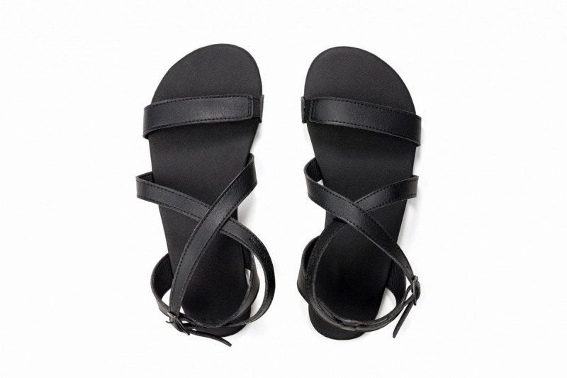 Ahinsa Hava Barefoot Women's Sandals Black | OKR7144KQ