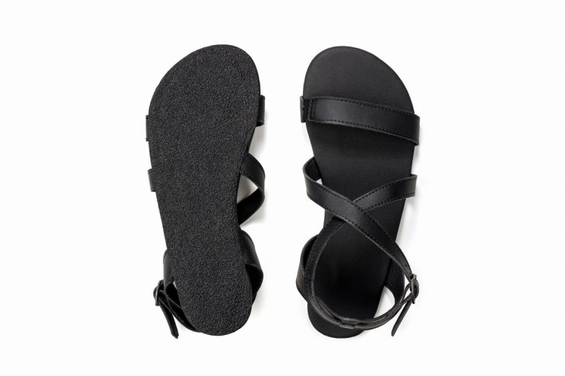 Ahinsa Hava Barefoot Women's Sandals Black | OKR7144KQ