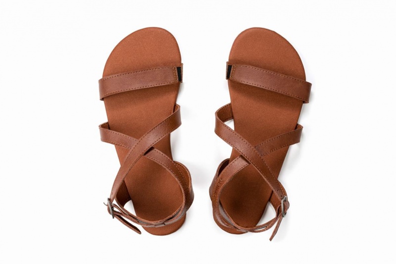 Ahinsa Hava Barefoot Women's Sandals Brown | XKT4879QD