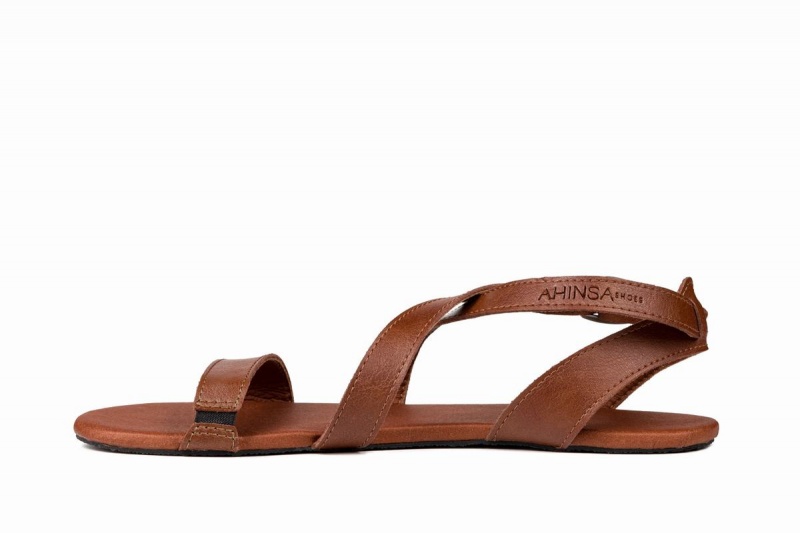 Ahinsa Hava Barefoot Women's Sandals Brown | XKT4879QD