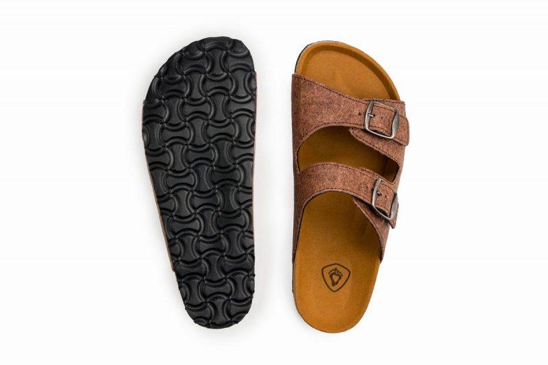 Ahinsa Malai Barefoot Men's Sandals Brown | CCN6464UL