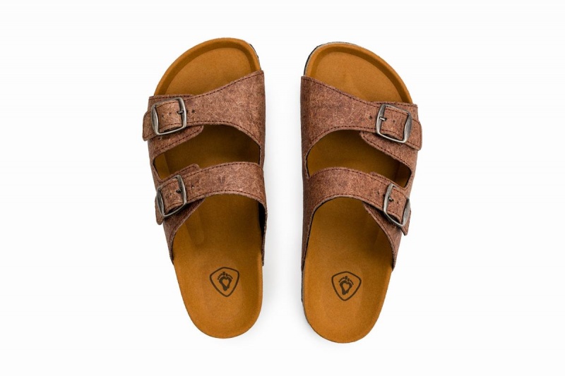 Ahinsa Malai Barefoot Men's Sandals Brown | CCN6464UL