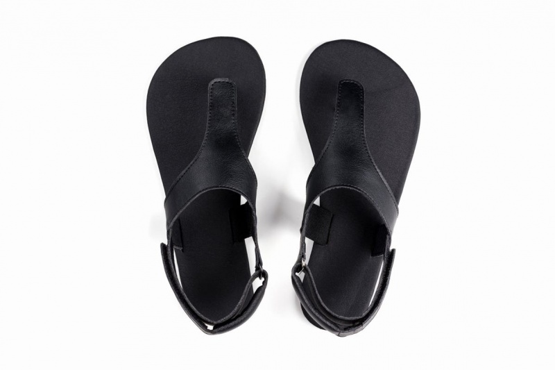 Ahinsa Simple Barefoot Men's Sandals Black | SYO5657UL