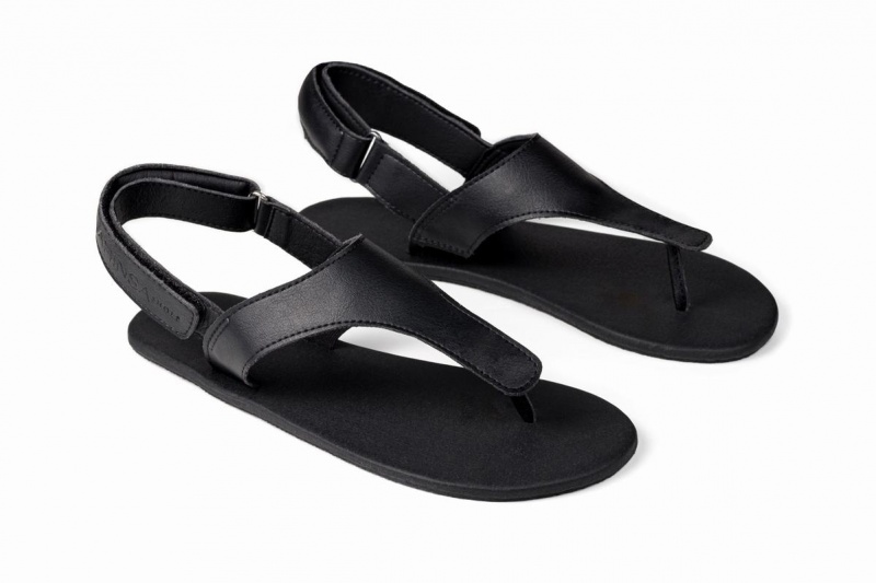 Ahinsa Simple Barefoot Women's Sandals Black | SQF2934BV