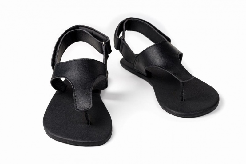 Ahinsa Simple Barefoot Women's Sandals Black | SQF2934BV