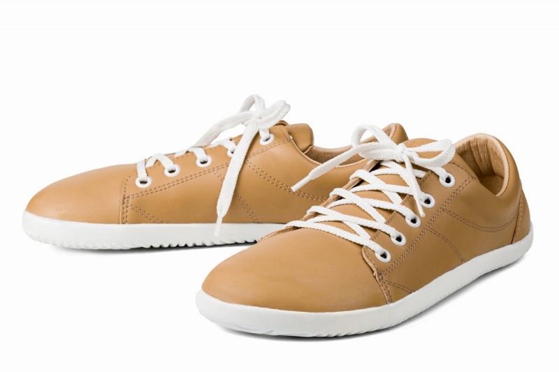 Ahinsa Vida Barefoot Men's Sneakers Beige | RFH1890ID