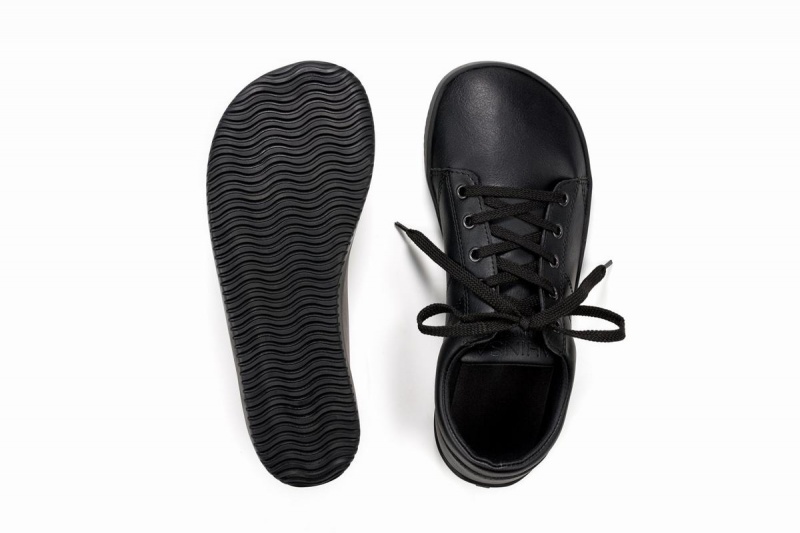 Ahinsa Vida Barefoot Men's Sneakers Black | EBE10042MD