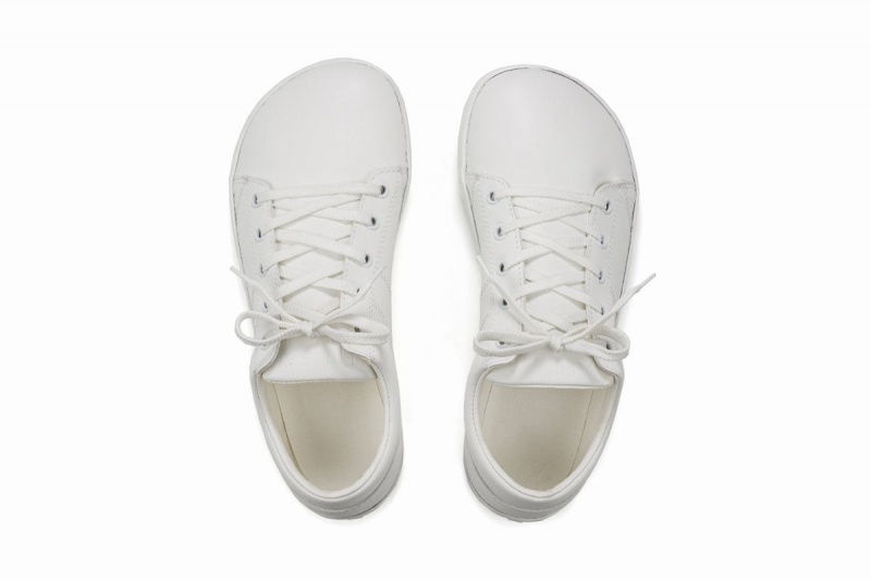 Ahinsa Vida Barefoot Men's Sneakers White | SXA993TY