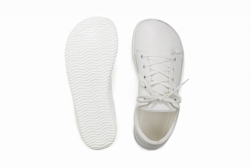 Ahinsa Vida Barefoot Men's Sneakers White | SXA993TY