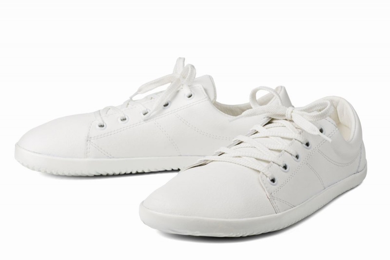 Ahinsa Vida Barefoot Women's Sneakers White | XZV9142UO