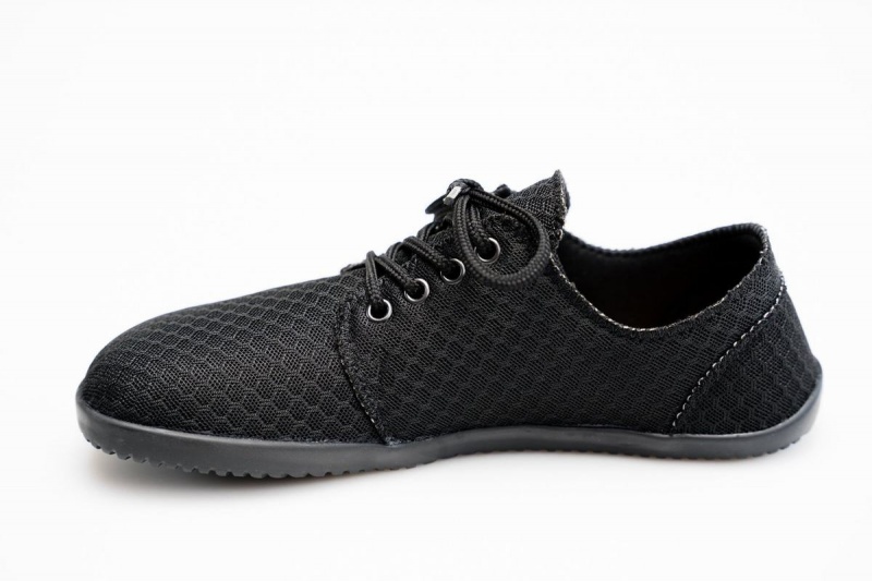 Ahinsa Zone Barefoot Men's Sneakers Black | GPW9293UB